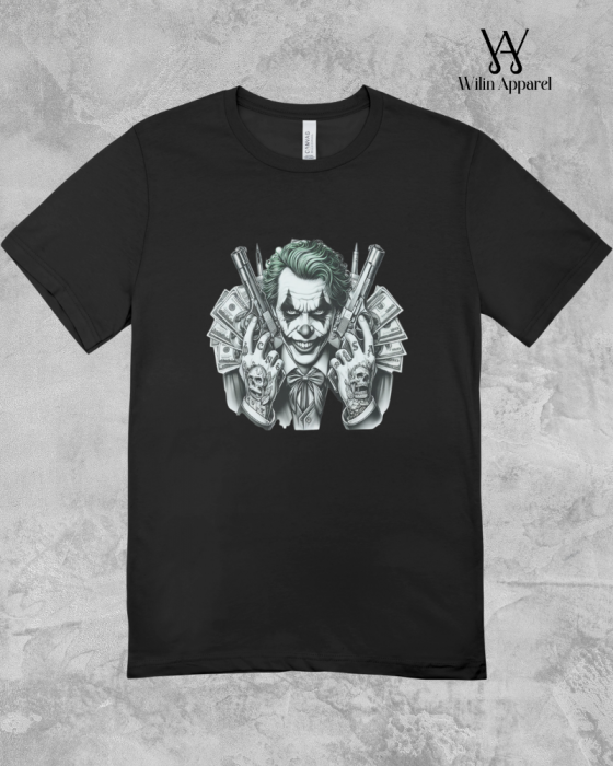Kaos Distro Pria Wanita Joker With Money